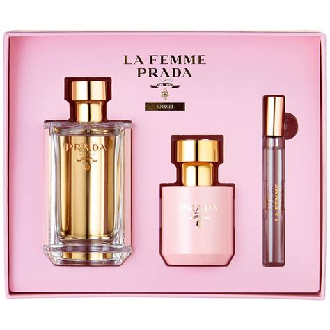 prada edp la femme|prada la femme gift set.